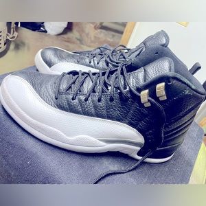 White Black Gold Jordan 12s